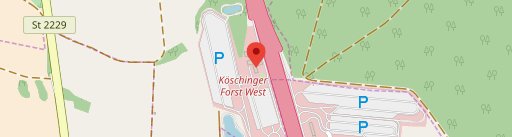 Serways Raststätte Köschinger Forst West auf Karte