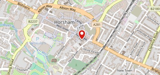 Real Eating Company Horsham on map
