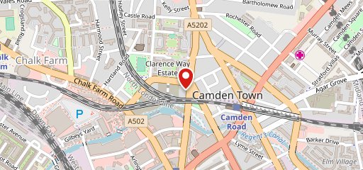 Spice Hut Camden en el mapa