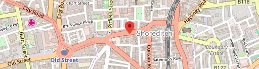 Redemption Bar Shoreditch on map