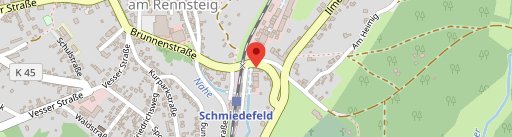 Rennsteig Pizzeria Restaurant & Lieferservice Suhl OT Schmiedefeld on map
