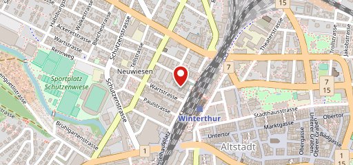 Residenz Restaurant, Konradhof Winterthur sulla mappa
