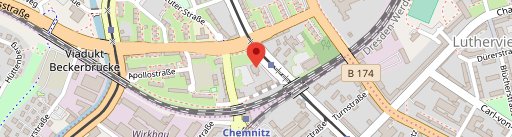 Seaside Residenz Hotel Chemnitz sur la carte
