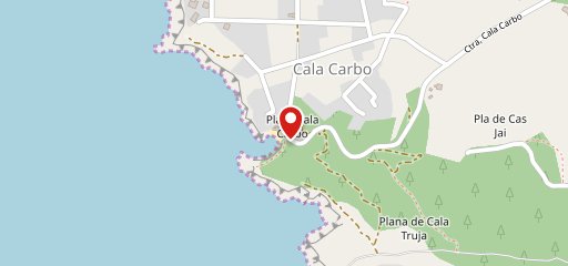 Restaurant Balneari Cala Carbó en el mapa