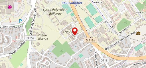 Restaurants satellites CNRS sur la carte
