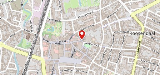 De Moriaan Eten en Drinken Roosendaal auf Karte