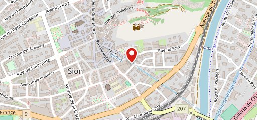 RESTAURANT de l'hôtel du Rhône Sion на карте