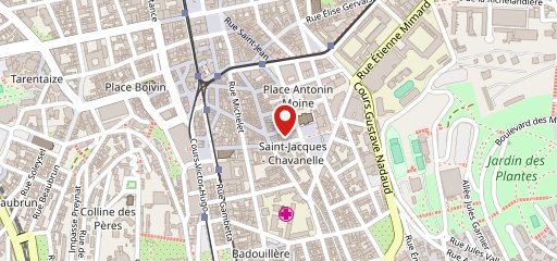 Restaurant La Côte aux vin - Spécialités viande fondue bourguignonne en el mapa