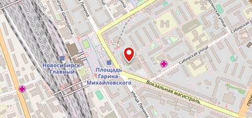 Restaurant of Marins Park Hotel Novosibirsk en el mapa