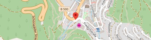 Hotel Restaurant Pfaff Triberg en el mapa