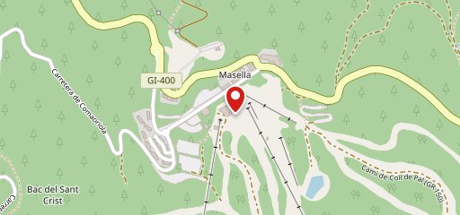 Restaurant Pla de Masella en el mapa
