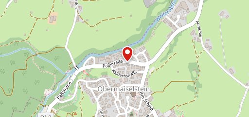 Restaurant Cafe Schreinerstube Obermaiselstein en el mapa