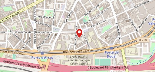 Restaurant Universitaire Lille Moulins on map