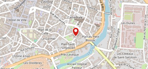 Restaurant universitaire La Roche d'Argent en el mapa