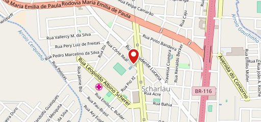 Restaurante Beija-flor no mapa