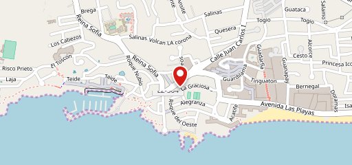 Restaurante Biosfera 7 Islas on map