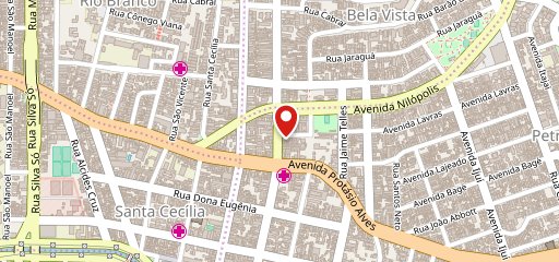 Restaurante Borsatto no mapa