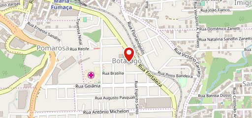 Restaurante Botafogo no mapa