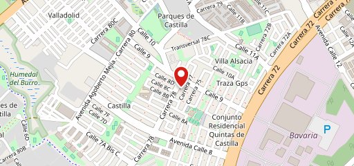 Casa Parrilla Castilla en el mapa