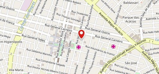 Restaurante Delícias Brasileiras no mapa