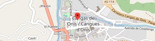 Restaurante Estacion autobuses Cangas de Onis en el mapa