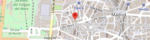 Restaurante Gloria Bendita Madrid on map