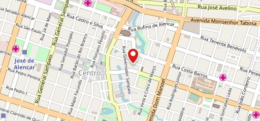 Restaurante Lucival com Sinuca profissional no mapa