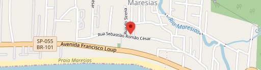 Restaurante Ravenala - Maresias no mapa