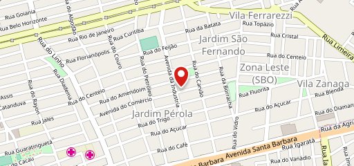 Restaurante Rosado no mapa