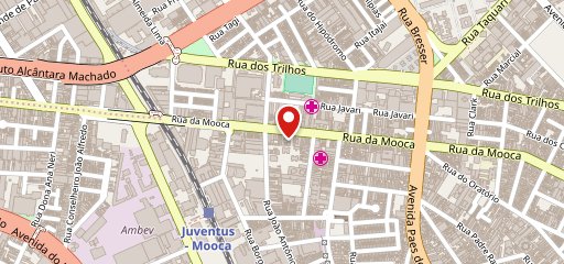 Restaurante Rua da Mooca no mapa