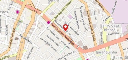 Restaurante San Siro e Videokê no mapa