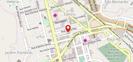 Restaurante Santa Rita no mapa