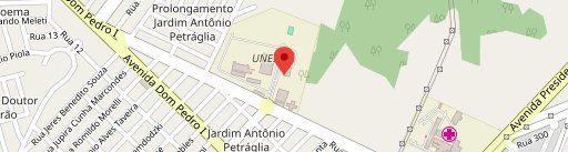 Restaurante Universitário no mapa
