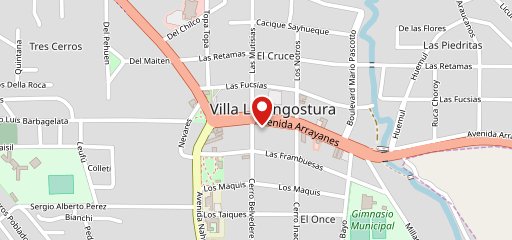 Restaurante Villa La Angostura Aca al sur en el mapa