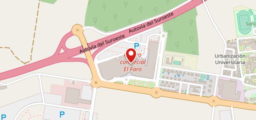 Restaurante La Tagliatella El Faro, Badajoz en el mapa