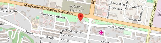 National Restaurant Makedonska Kukja auf Karte
