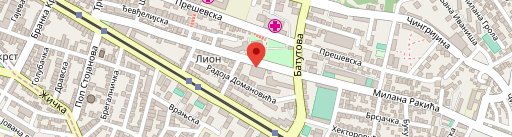 Zvezdara Theater Restaurant en el mapa