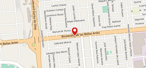 El Rey Del Pollo Restaurant en el mapa