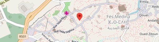 Riad Laaroussa on map