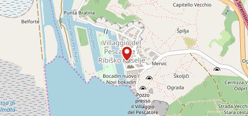 Ristorante il Gabbiano da Bruno Villaggio Pescatore Duino auf Karte