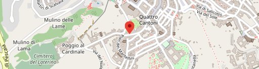 Osteria Pizzeria Sotto le Logge del Papa auf Karte