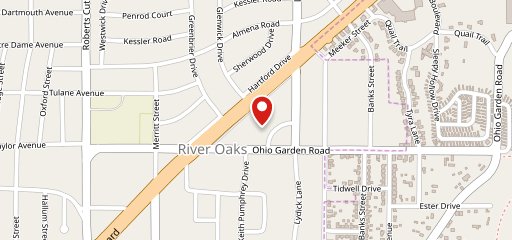 River Oaks cafe on map