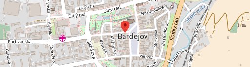 Rock Cafe Bardejov sur la carte