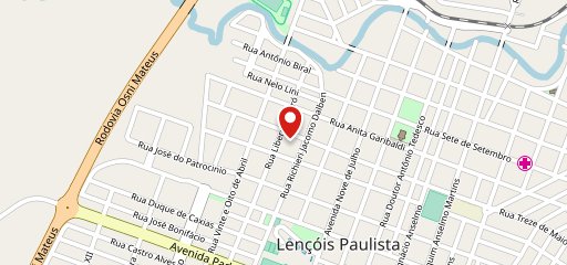 Rogger Burguer's Lençóis Paulista no mapa