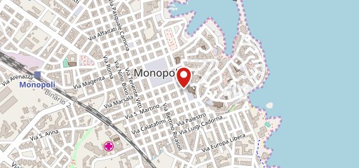 Rosso Granato Monopoli en el mapa