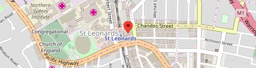 Saigon Rolls St Leonards on map