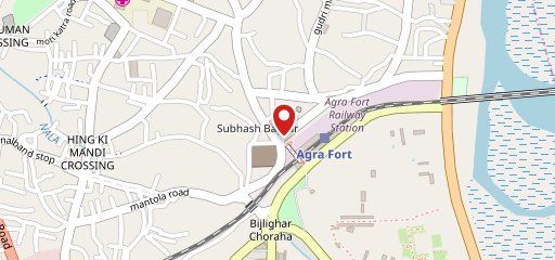 Saket Restaurant Agra on map