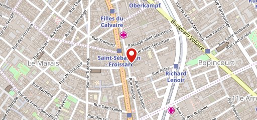 Restaurant les Jardins du Marais on map