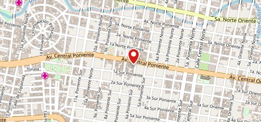 Café San Carlos Poniente en el mapa