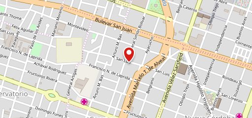 Santa Filomena bar. en el mapa